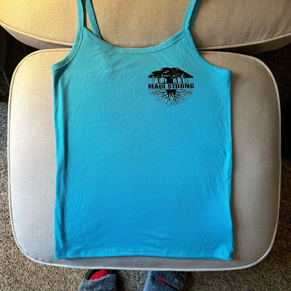 Maui Strong Women's Blue Tank Top